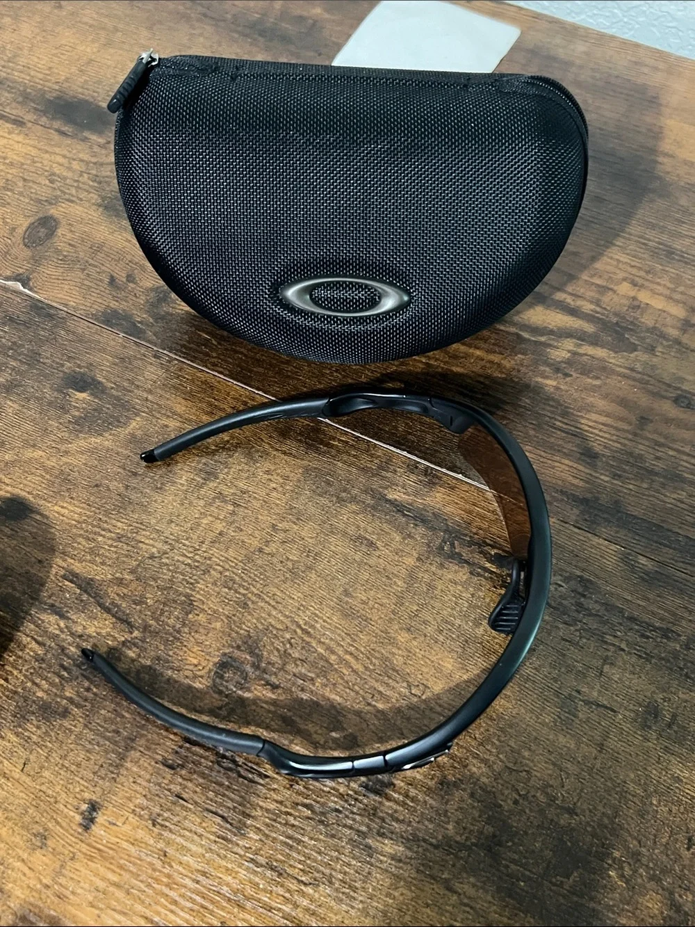 Oakley Radar Black Frame Sunglasses with Brown Lenses